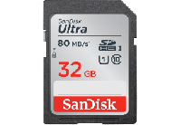 MediaMarkt Sandisk SANDISK Ultra, SDHC Speicherkarte, 32 GB, 80 MB/s