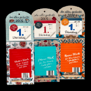 Tagesabreißkalender mit Memo-Block 3.99 €