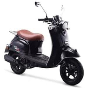 Real  IVA Motorroller VENTI 50 ccm Euro-4-Norm 45km/h Schwarz