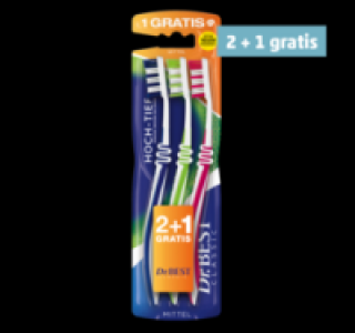 DR. BEST Zahnbürste Hoch-Tief 3.29 €