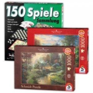 1000-Teile-Puzzle oder Spielesammlung 7.99 €