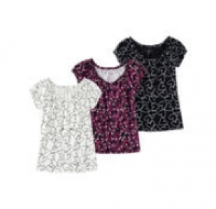 Damen-T-Shirt mit trendigem Muster 4.79 €