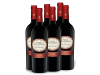 Lidl  6 x 0,75-l-Flasche Weinpaket Corte Allodola Passimento Rosso IGP trock