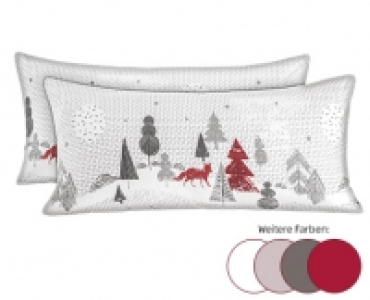 dormia Kissenbezüge, 2 Stück, Winterjersey 6.99 €