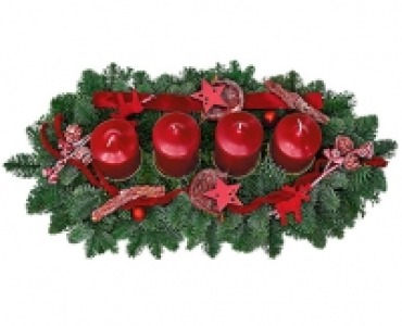 GARDENLINE®Adventskranz oder -schiffchen, groß