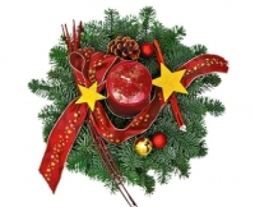 GARDENLINE®Adventsgesteck/Tür­kranz/Türstrauß