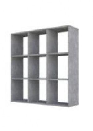 Polini Home Raumteiler Bcherregal Raumtrenner Regal beton 9 Fach
