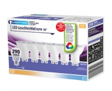 LIGHTWAY®LED-Leuchtmittel, 6er-Set