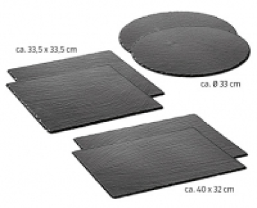 CROFTON® Chefs Collection Schiefer-Servierplatten, 2 Stück 8.99 €