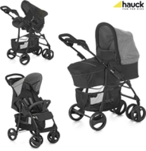 Real  Hauck Shopper TRIO SET Kombi-Kinderwagen (3er Set), grau