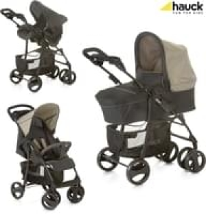 Real  Hauck Shopper TRIO SET Kombi-Kinderwagen (3er Set), beige