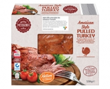 Aldi Süd  MEINE METZGEREI Pulled Turkey American Style