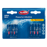 Rossmann Rubin Powerful Alkaline Batterien AAA