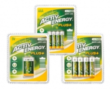 ACTIV ENERGY®NiMH-Hochleistungsakkus 2.99 €