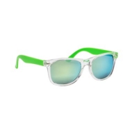 Plus  Visiosan Sonnenbrille für Kinder transparent, Bügel grün, Gläser blau-
