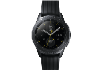 MediaMarkt Samsung SAMSUNG Galaxy Watch 42mm Bluetooth Smartwatch Edelstahl, Silikon, S, 
