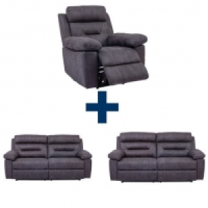 Set TARANTELLA - 2 Sofas mit Sessel - mit Relaxfunktion 1,939.97 €