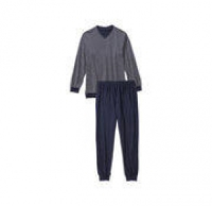 Herren-Schlafanzug mit Kontrast-Bündchen, 2-teilig 12.99 €