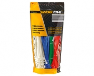 WORKZONE®Kabelbinder-Sortiment,180-tlg.