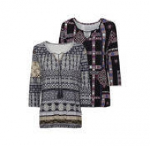 Damen-Shirt mit elastischem Saum 9.99 €