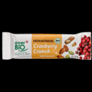 Bio Krokantriegel Cranberry Crunch 0.55 €