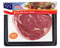 Aldi Süd  AMERICAN US-Rib-Eye-Steak oder Rumpsteak