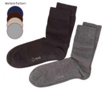 Komfort-Bio-Baumwollsocken, 2 Paar 2.49&nbsp;&euro;