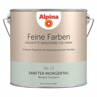 Bauhaus  Alpina Feine Farben Wandfarbe Sanfter Morgentau