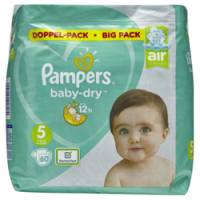 Rossmann Pampers Windeln Baby Dry Gr. 5 (11-16kg) Doppel-Pack