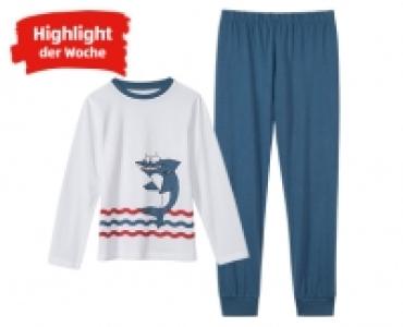 Aldi Süd  alive®Kinder-Schlafanzug, Single Jersey