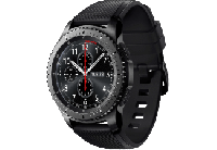 MediaMarkt Samsung SAMSUNG Gear S3 Frontier Smartwatch, Silikon, 22 mm, Korpus: Space Gra