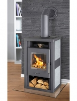 Hagebau  Kaminofen »Jupiter«, Naturstein, 6 kW, Tee- und Holzfach