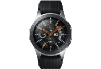 MediaMarkt Samsung SAMSUNG Galaxy Watch 46mm Bluetooth Smartwatch Edelstahl, Silikon, S, 