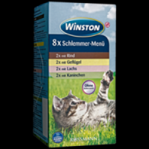 Winston Schlemmer-Men&uuml; mit Rind, Gefl&uuml;gel, Lachs < Kaninchen Multipack