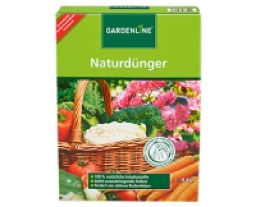 Aldi Süd  GARDENLINE®Naturdünger