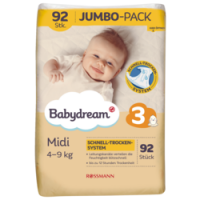 Rossmann Babydream Windeln Jumbo-Pack Midi Größe 3, 4-9 kg
