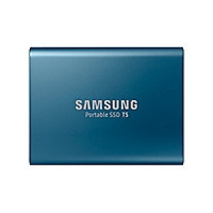 Cyberport  Samsung Portable SSD T5 500GB USB3.1 Gen2 Typ-C blau