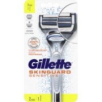 Metro  Gillette SkinGuard Sensitive Rasierer + 2 Klingen