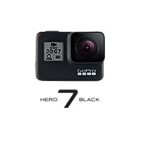 Cyberport  GoPro Hero 7 Black 4K60-Action Cam wasserdicht Sprachsteuerung Touchsc