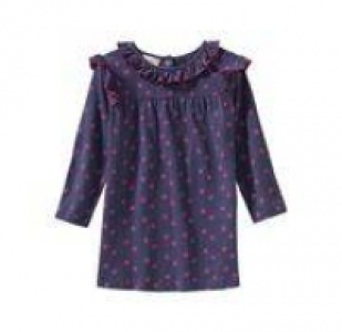 Baby-Mädchen-Kleid mit Punkte-Muster 5.99 €