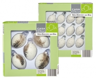 CASA Deco Deko-Ostereier aus Glas 2.59 €