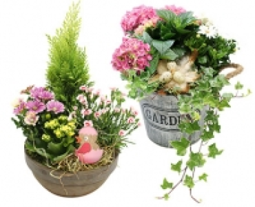 GARDENLINE®Bepflanzte Ostergefäße