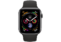 MediaMarkt Apple APPLE Watch Series 4 44mm Smartwatch Aluminium, Kunststoff, 140-210 mm