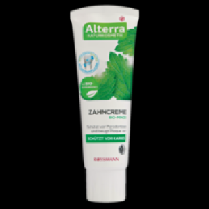 Rossmann Alterra Zahncreme Bio-Minze