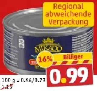 Thunfisch Stücke 0.99 €