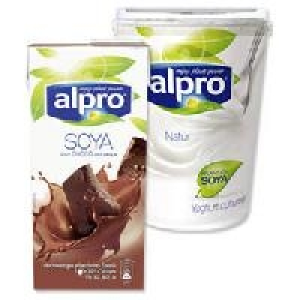 alpro soya Drink oder Yofu 1.49&nbsp;&euro;