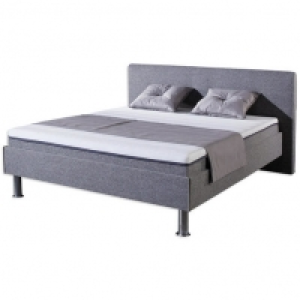 Roller  Bett LOUISE - grau-blau - 140x200 cm