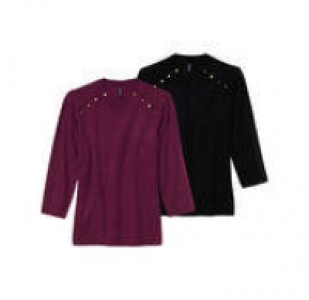 Damen-Pullover mit Zierknöpfen 9.99 €