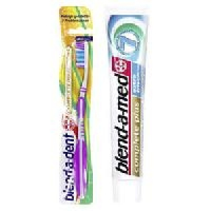 Blend-a-med Complete Zahncreme oder Blend-a-dent Zahnb&uuml;rste  0.85&nbsp;&euro;