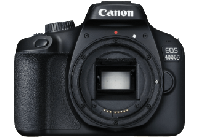 MediaMarkt Canon CANON EOS 4000D Body Spiegelreflexkamera, 18 Megapixel, Full HD, HD, W